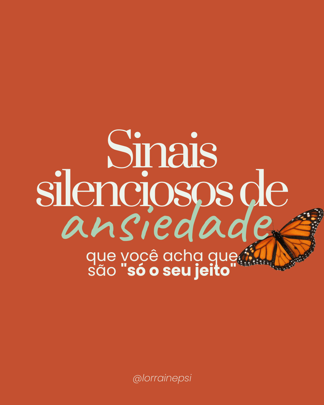 Design de Post para Lorraine - Frases de Acolhimento